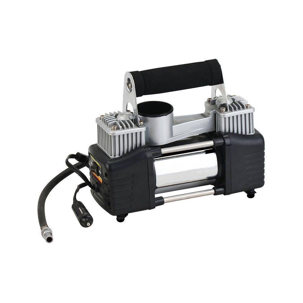 Double Cylinder 150PSI 12V Air Compressor With Gauge
