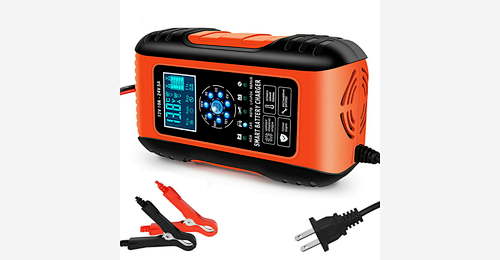 Chargeur Et Mainteneur De Batterie 6V/12V Automatique - 1,5 A, Pour Voiture, Moto, Camping-car