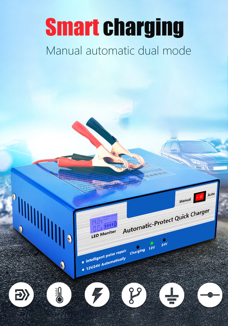 manual automotive battery charger