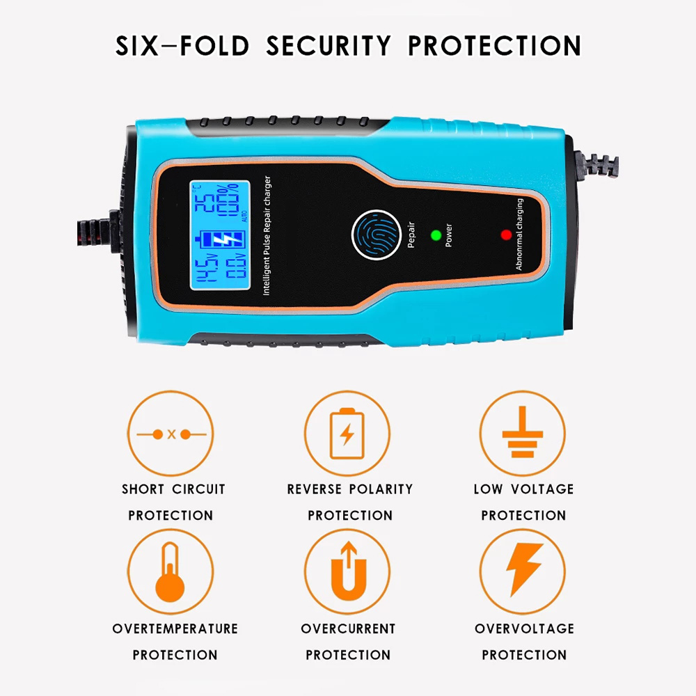 Overvoltage Protection 6v /12v/24v Best Car Battery Maintenance Charge