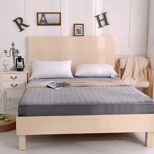 Solid Flannel Plush Bedding Fitted Sheet
