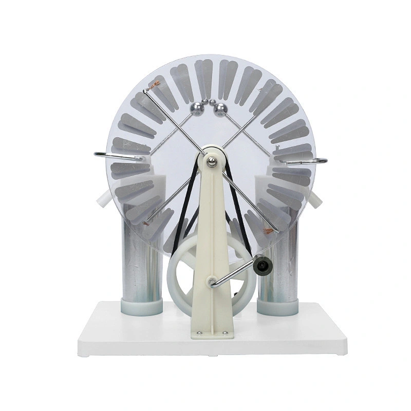 Wimshurst Machine Static Induction Model Induction Motor Model Tip Discharge and Capacitance Change Kit for School Labs Physics Science Educational Tool