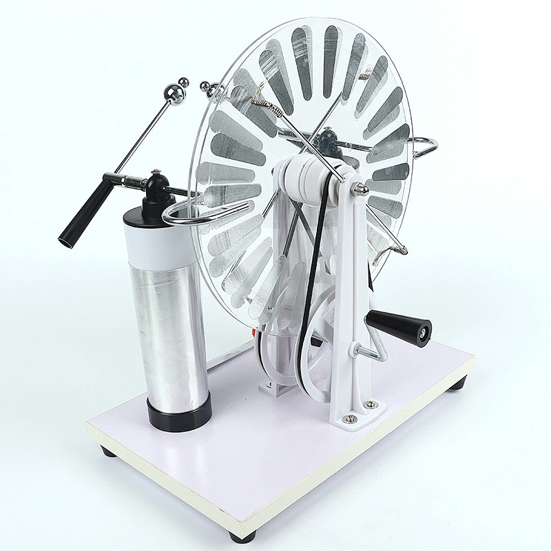 Wimshurst Machine Static Induction Model Induction Motor Model Tip Discharge and Capacitance Change Kit for School Labs Physics Science Educational Tool