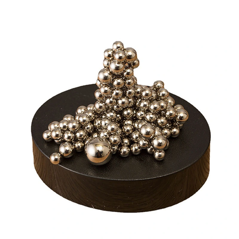 Magnetic Sculpture Magnetic sphere Decor Art Sculpture Educational Aids Craft Sculpture Figurines