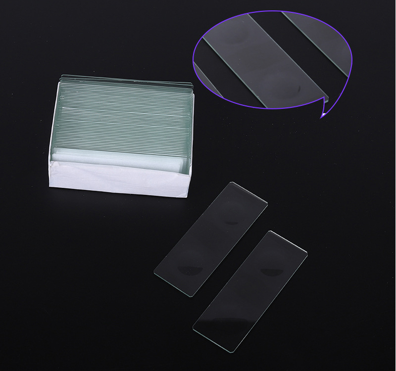 Laboratory Disposable Biology  Slide Glass Microscope Slide with double  concave 7104 Ground Edges