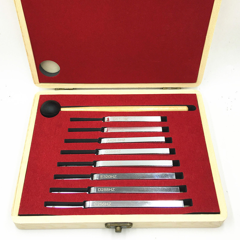 tuning fork set 8pcs Sound Vibration Therapy Chakra Steel Music Kit
