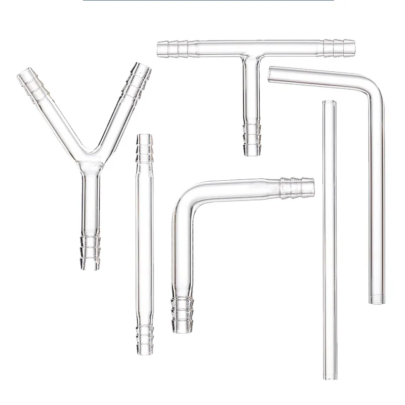 Chemistry Lab T shape Y shape L shape Laboratory Borosilicate Glass Delivery Tube Connecting Tube