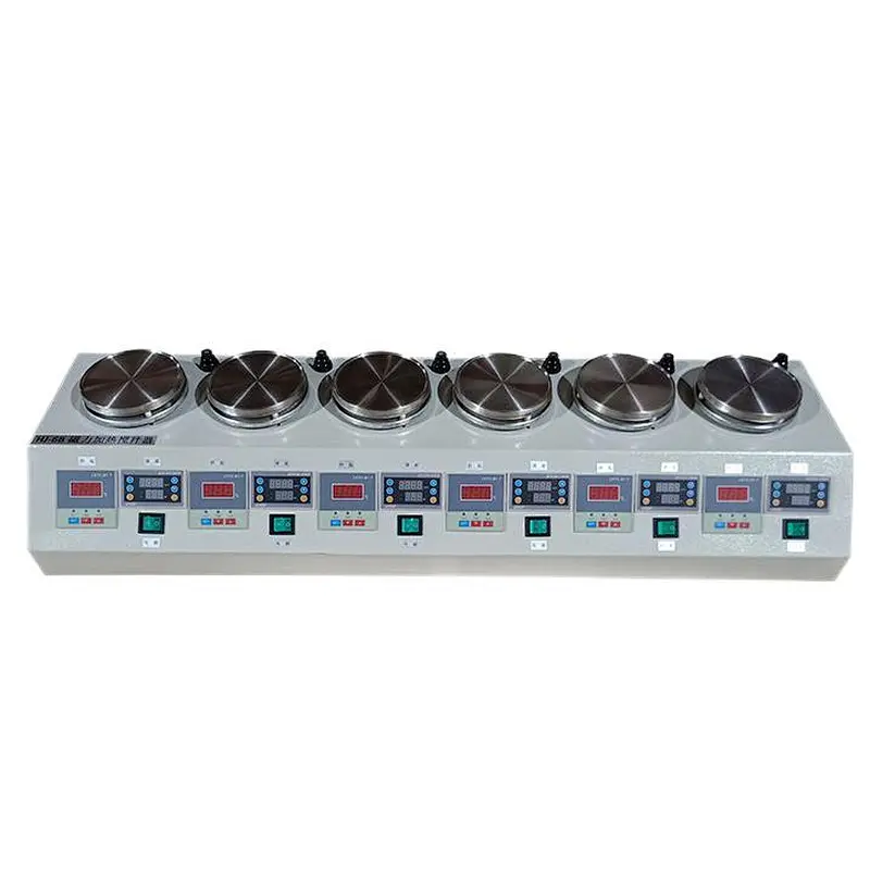HJ-6A 6 Heads Multi Unit Digital Thermostatic Magnetic Stirrer Hotplate Mixer
