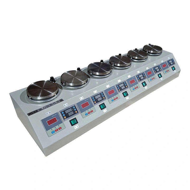 HJ-6A 6 Heads Multi Unit Digital Thermostatic Magnetic Stirrer Hotplate Mixer