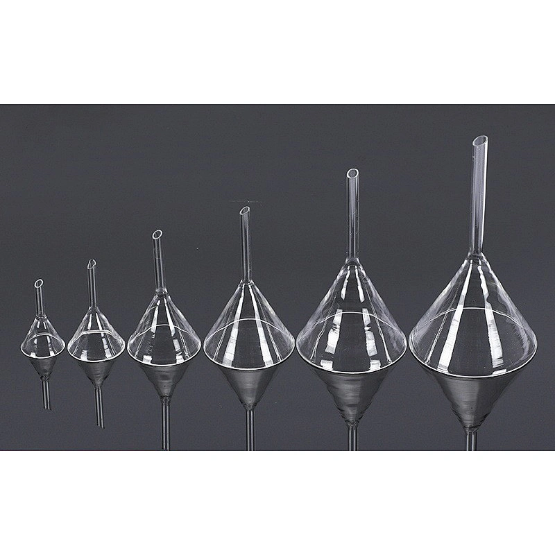 Glass funnel short stem 60°boro 3.3