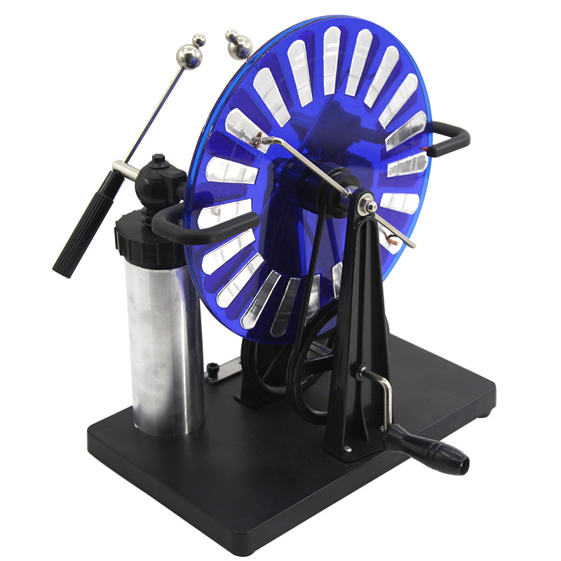 Wimshurst Machine Static Induction Model Induction Motor Model Tip Discharge and Capacitance Change Kit for School Labs Physics Science Educational Tool