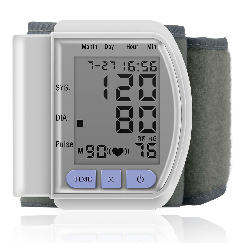 Wrist Blood Pressure Monitor With Voice AutomaticDigital BP Machine