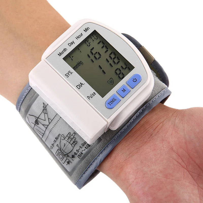 Wrist Blood Pressure Monitor With Voice AutomaticDigital BP Machine