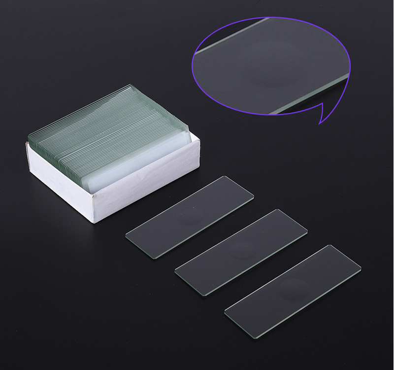 Laboratory Disposable Biology  Slide Glass Microscope Slide with single concave 7103 Ground Edges