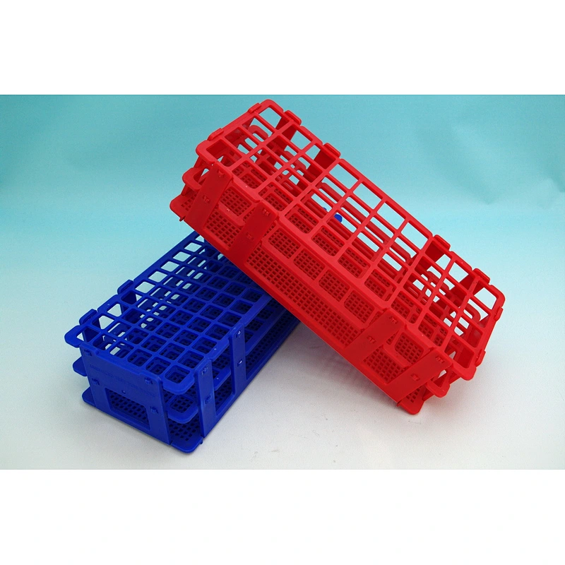 Plastic test tube racks