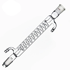 Condenser Graham with coiled inner tube,standard ground mouth
