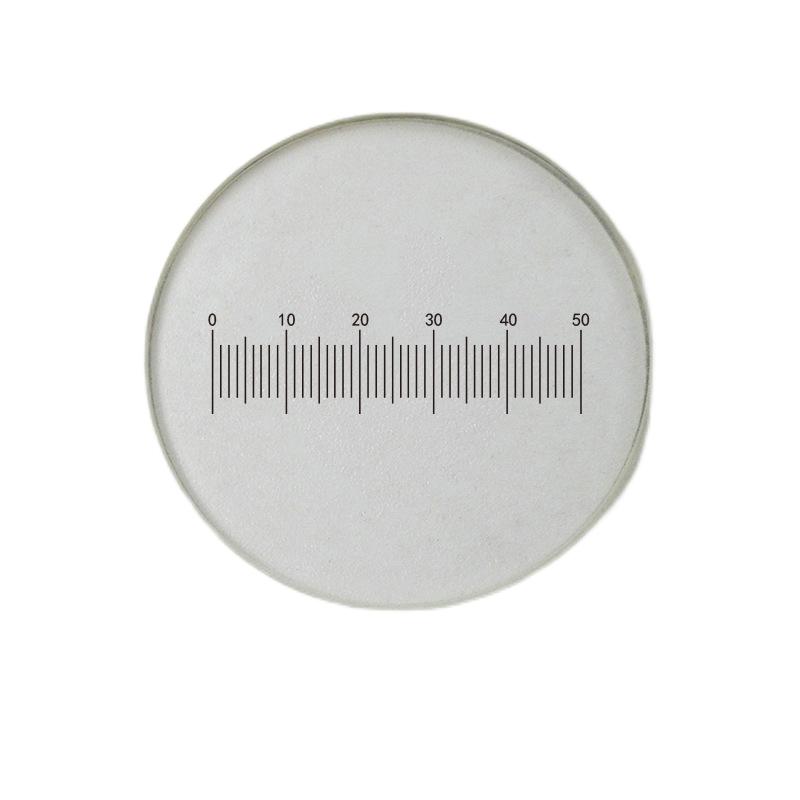 Microscope Accessories Kit 0.1MM Microscope Objective Lens Micrometer Glass Slide Reticle Scale Measuring Microscope Slides