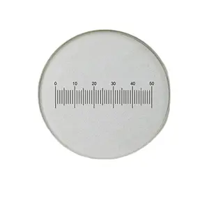Microscope Accessories Kit 0.1MM Microscope Objective Lens Micrometer Glass Slide Reticle Scale Measuring Microscope Slides