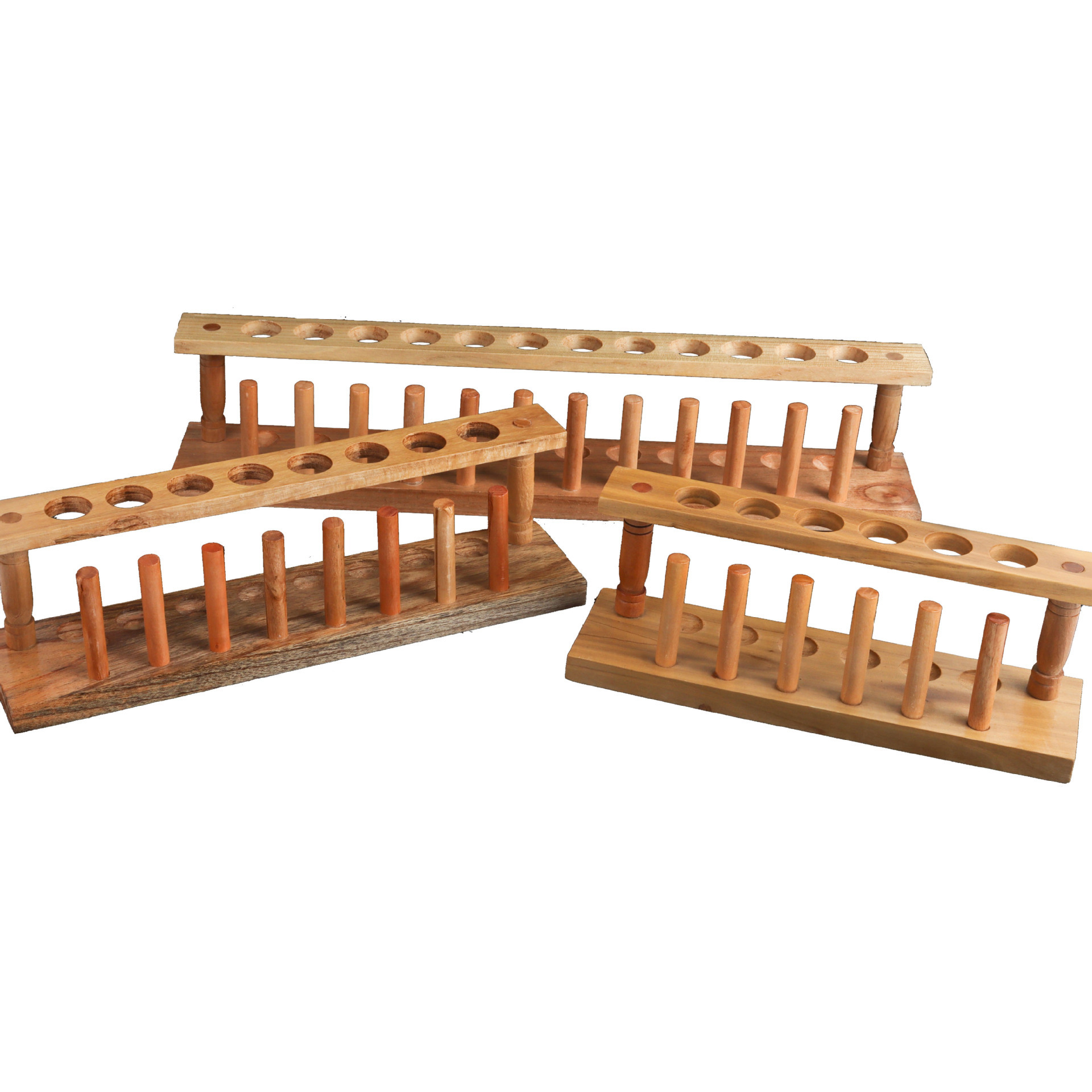 Wooden Lab Test Tube Rack Holder Pipe Stand School Laboratory Supplies Laboratory Supplies Tools