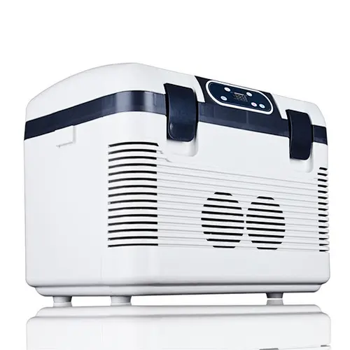 Portable Mini Fridge 19 Liter AC/DC Powered Thermoelectric System Cooler and Warmer for Cars, Homes, Offices, and Dorms