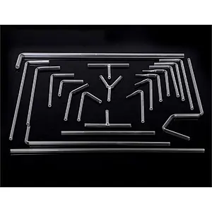 Chemistry Lab T shape Y shape L shape Laboratory Borosilicate Glass Delivery Tube Connecting Tube