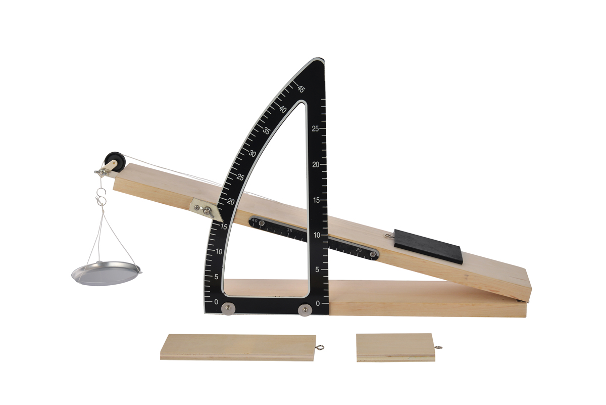 Kinematic and Static Friction Inclined Plane Examples Set