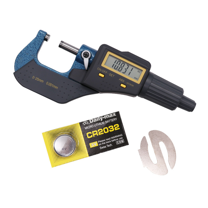 Digital Micrometer 0-25mm Outside Micrometers with LED Digital display Thickness Measuring Tools