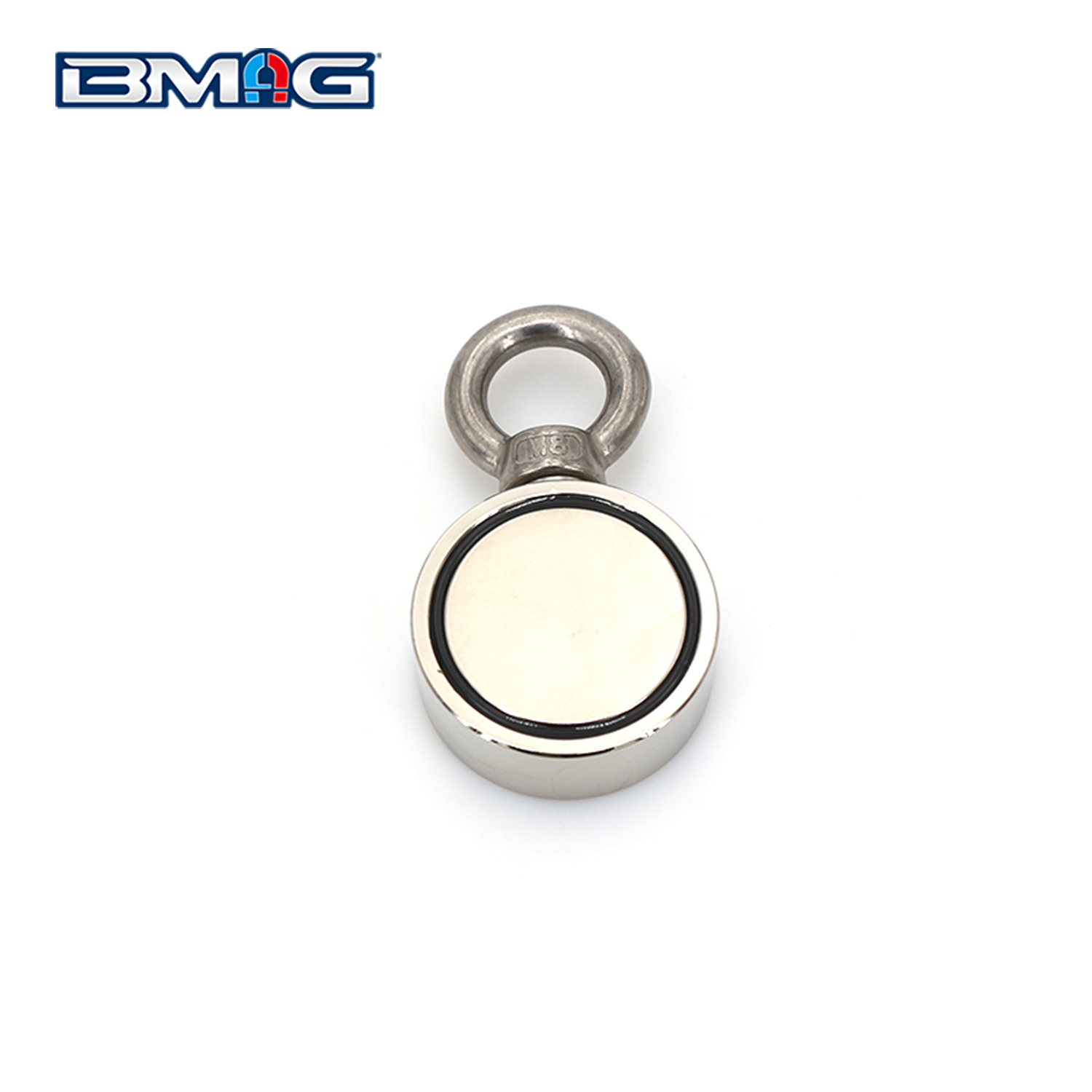 Neodymium fishing magnet with Lateral stainless steel hook