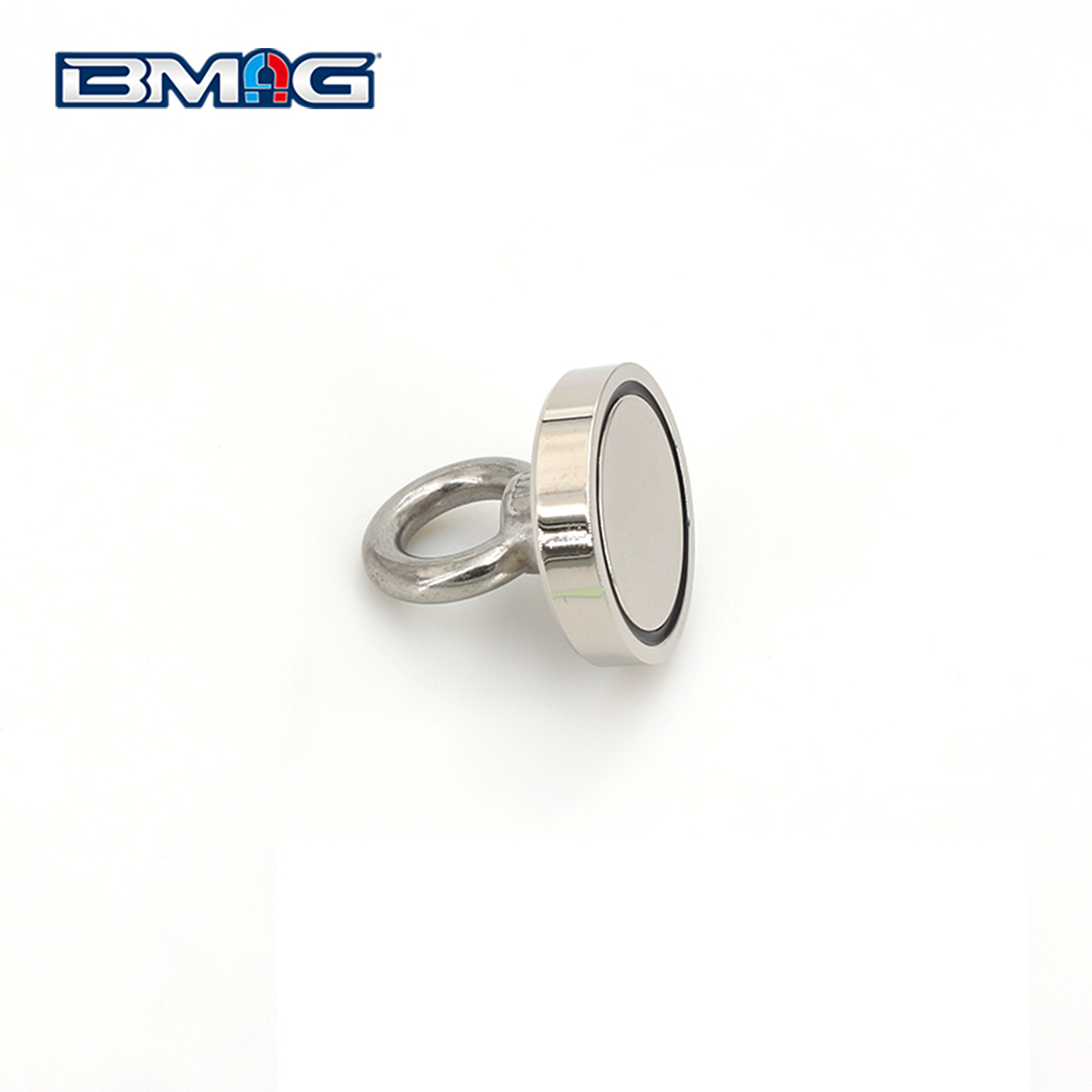 Neodymium fishing magnet with stainless steel hook