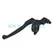 Clutch Lever Long Arm & Bracket Black FITS/REPL. Pitbike / Dirtbike