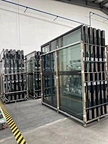 Aluminum folding door