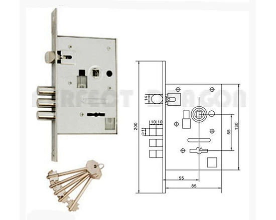 DOOR LOCK FOR ALUMINIUM/UPVC/WOODEN DOOR