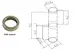 METAL STEEL HEAVY DUTY WELDING DOOR HINGE