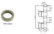 METAL STEEL HEAVY DUTY WELDING DOOR HINGE