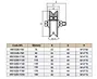 U V Y GROOVE WHEEL SLIDING GATE ROLLER