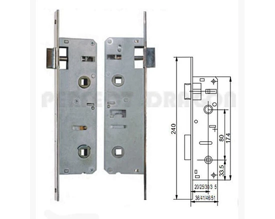 DOOR LOCK FOR ALUMINIUM/UPVC/WOODEN DOOR