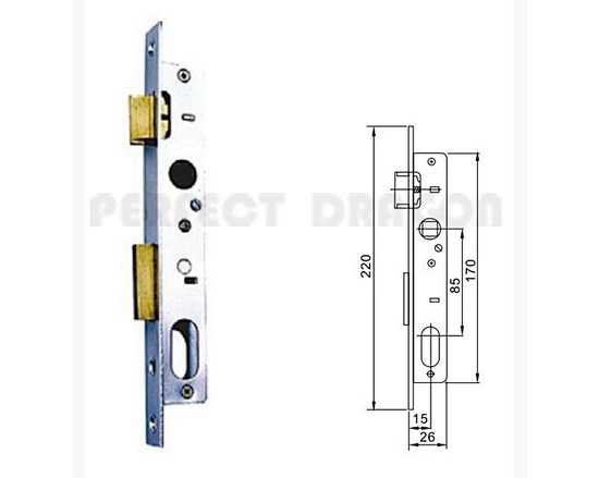 DOOR LOCK FOR ALUMINIUM/UPVC/WOODEN DOOR