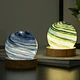 Glass ball desk lamp