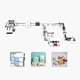 Facial tissue folding machine