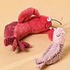 Shrimp Lobster Crab shape Pet Toy