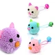 Mouse Head Shape Bells Cat Toys