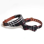 Collar para mascota de cuadros escoceses