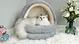 Warm Winter Cute Yurt Shape Nest