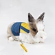 rabbit denim coat