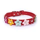 Dogs Girl Flower Studded Collar