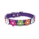Dogs Girl Flower Studded Collar