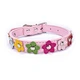 Dogs Girl Flower Studded Collar