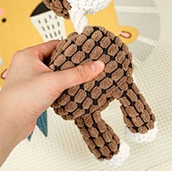 Pet Corn Kernel Donkey Plush Toy