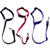 Pet dog car harness with seat belt attachment