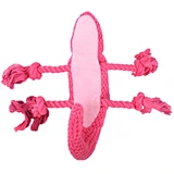 Shrimp Shape Squeaky With Cotton Rope Dog Chew Toys